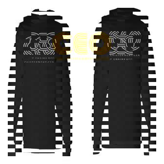 Ceo チーフエンターテインメントオフィサー 長袖Tシャツ - Kawaiitshirt