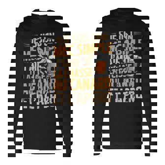 Chasse Canard Apéro Homme Humour Canards Humoristique Drôle T-shirt à manches longues - Cadeauxyz