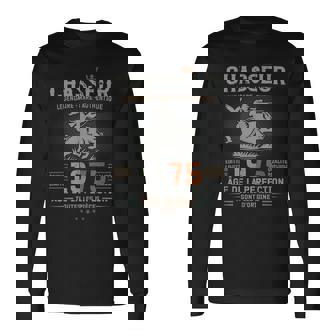 Chasseur Cadeau Anniversaire 50 Ans Hommeintage Né En 1975 T-shirt à manches longues - Cadeauxyz