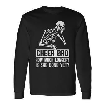 Cheer Brother Cheerleader Brother Cheerleading Brother Long Sleeve T-Shirt - Thegiftio UK