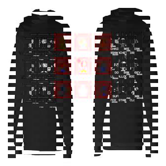 Choose Yourlasher 8ビットレトロホラーゲーム 長袖Tシャツ - Kawaiitshirt