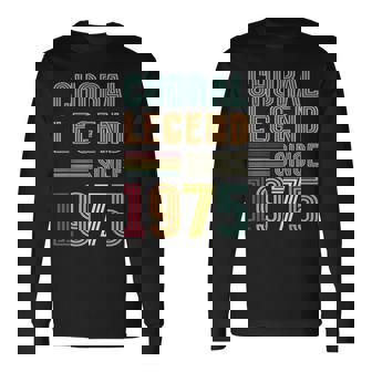 Choral Legend 1975 Singer 50 Years 50th Birthday Choir Long Sleeve T-Shirt | Mazezy