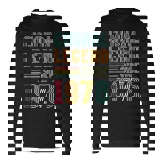 Choral Legend 1978 Singer 47 Years 47th Birthday Choir Tank Top Long Sleeve T-Shirt | Mazezy