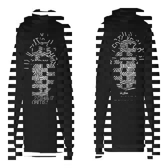 Christians My Identity Is In Jesus Christ Bible Faith Long Sleeve T-Shirt - Monsterry