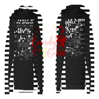 Christmas I Can Suck The Stripes Off Candy Cane Naughty Xmas Long Sleeve T-Shirt | Seseable CA