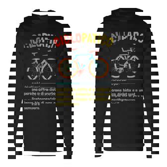Ciclopatico Frase Ciclista Divertente Bici Uomoimpatica Maglietta a maniche lunghe - Novitaregali