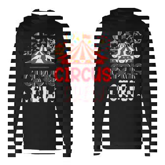 Circus Crew Carnival Staff Costume Circus Theme Party Long Sleeve T-Shirt - Thegiftio