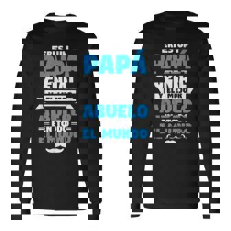 Cita Divertida Del Mejor Abuelo Del Mundo Para Padre Camiseta de manga larga - Regaloses