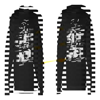 Citation Amusante Ici Le Chef C'est Moi Cadeau Pour Les Cuisiniers Et Les Chefs T-shirt à manches longues - Cadeauxyz