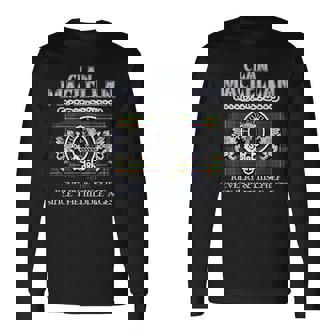 Clan Maclellan Scottish Maclellan Surname Long Sleeve T-Shirt - Thegiftio
