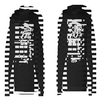 I Did It Class Of 2025 Graduation Diploma Cap Star Graduate Long Sleeve T-Shirt | Mazezy