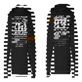 Class Of 2030 Count Down Graduating Fun First Day 8Th Grader Long Sleeve T-Shirt | Seseable UK