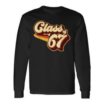 Class Of 67 Reunion Retro 1967 Long Sleeve T-Shirt - Thegiftio UK
