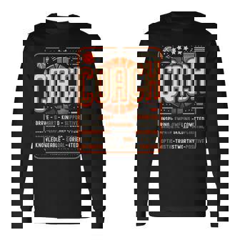 Coach Definition コーチtシャツ 男性用 面白いコーチ 長袖tシャツ 長袖Tシャツ - Kawaiitshirt