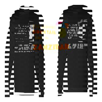 Cocktail Di Zanzibar Iluo Tempo Di Cocktailempre A Zanzibar Maglietta a maniche lunghe - Novitaregali