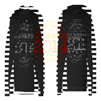 Compleannoettembre 2014 Limited Regalo Editionintage Maglietta a maniche lunghe - Novitaregali