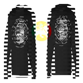 Conquering Lion Of The Tribe Judah Yahweh Rastafarian Long Sleeve T-Shirt - Thegiftio