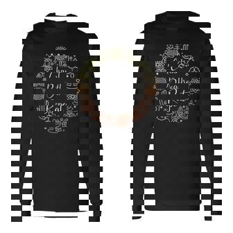 Cool Chant Breathe Repeat A Spiritual Bhakti Yoga Enthusiast Long Sleeve T-Shirt | Mazezy