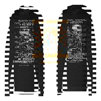 Cool Some Grandpas Play Bingo Real Grandpas Ride Motorcycles Long Sleeve T-Shirt | Mazezy
