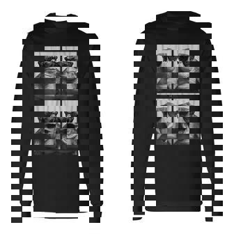 Cool Sea Turtles Sunglasses Ocean Animal Meme Selfie Booth Long Sleeve T-Shirt - Monsterry