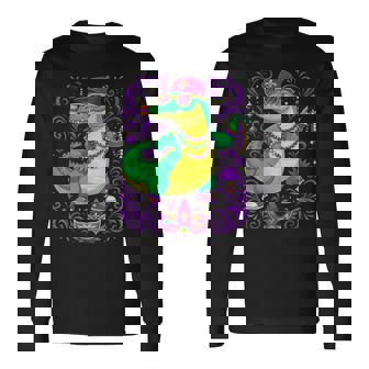 Costume D'alligator Mardi Gras Drôle Mardi Gras Carnaval Gator T-shirt à manches longues - Cadeauxyz