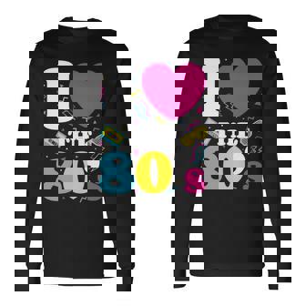 Costume Rétro Années 80 Années 80 Années 80 Manche Longue T-shirt à manches longues - Cadeauxyz