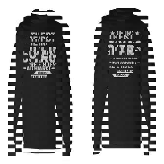 Couples Married 50 Years 50Th Wedding Anniversary Long Sleeve T-Shirt | Mazezy