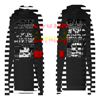 Cousin Of The Birthday Boy B-Day Family Matching Long Sleeve T-Shirt - Monsterry