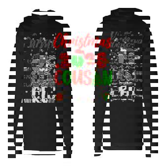 Cousin Crew Christmas 2025 Pjs Pajamas Xmas Family Matching Long Sleeve T-Shirt - Monsterry