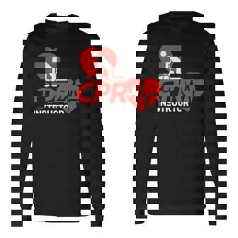 Cpr インストラクターシャツ Ems ボランティア ナースライフセーバー ギフト 長袖tシャツ 長袖Tシャツ - Kawaiitshirt