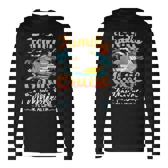 Cruise Party Vacation Trip Family Matching Outfit Family Cruise 2025 Summer Vacation Long Sleeve T-Shirt | Mazezy