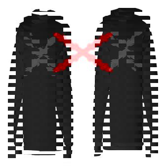 Cruz De Borgoña Dean Andrés Historia De La Heráldica De Borgoña Camiseta de manga larga - Regaloses