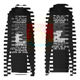 Cueilleur Cèpes Chasseur De Champignon Ramasseur De Cèpes T-shirt à manches longues - Cadeauxyz