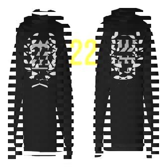 Cumpleaños 22 Años Aniversario 22 Aniversario 22 Aniversario Camiseta de manga larga - Regaloses