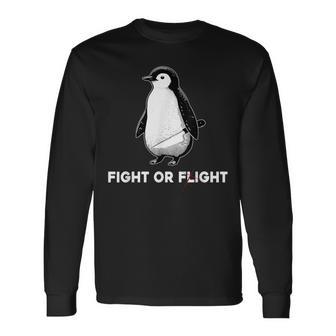 Cute Penguins Classic Fights Animal Lovers Or Flight Long Sleeve T-Shirt - Thegiftio UK