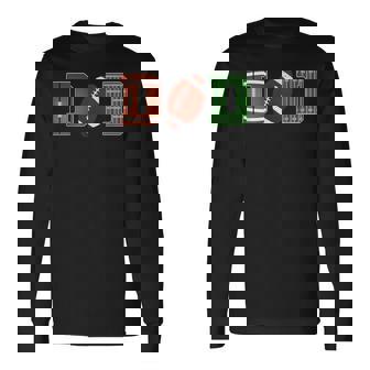 Dad Of The 1 Year Old Football First Birthday Boy Family Long Sleeve T-Shirt | Seseable CA