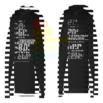 Dad Hero Sandboarding Coach Sandboarding Coach Long Sleeve T-Shirt | Mazezy