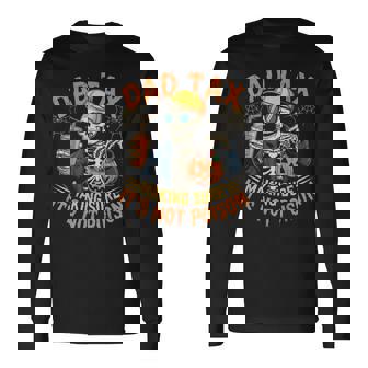 Dad Tax Halloween Pumpkin Candy Skull Dad Joke Long Sleeve T-Shirt - Monsterry