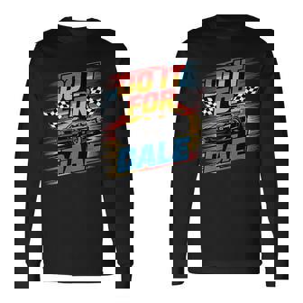 Do It For Dale Apparel Do It For Dale Racing Car Pocket Long Sleeve T-Shirt | Seseable CA