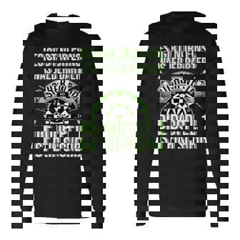 Dartpruch Dartspieler Darts Doppel 1 Darten 180 Langarmshirts - Seseable