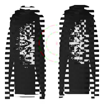 Dartspieler Dart Kneipe Dartboard Uomo Maglietta a maniche lunghe - Novitaregali