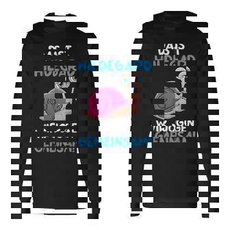 Das Ist Hildegard Wir Joggen Gemeinsam Laufsport Langarmshirts - Seseable