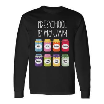 De Profesor De Preescolar Es Mi Mermelada Camiseta de manga larga - Regaloses