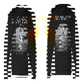 Déméter Déesse Grecque Antique Mythologie Grecque T-shirt à manches longues - Cadeauxyz