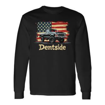 Dentside Classic Truck Dentside Lifted Highboy 4X4 Truck Long Sleeve T-Shirt - Thegiftio UK