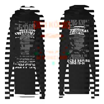 Der König Ist Am Dopfen Dutch Oven Grillen Dopfen Langarmshirts - Seseable