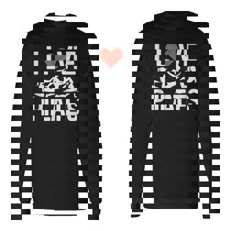 Motivazionale Per L'allenamento I Love Pilates Maglietta a maniche lunghe - Novitaregali