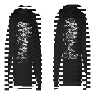 Dia De Los Muertos Mexique Jour Des Morts La Catrina T-shirt à manches longues - Cadeauxyz