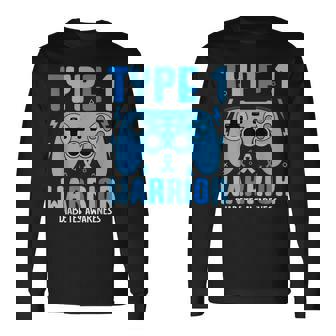 Diabetes Awareness Toddler T1d Type 1 Diabetes Warrior Boys Long Sleeve T-Shirt | Mazezy
