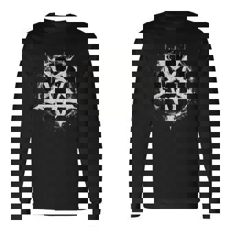 Diavoloatanico 666 Pentagramma Maglietta a maniche lunghe - Novitaregali